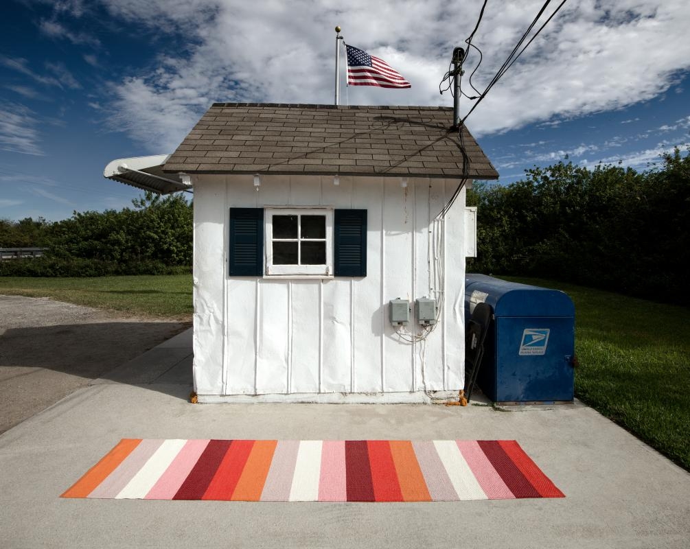 Tapis de la collection Molly en coloris Sunset par Pappelina à Nice