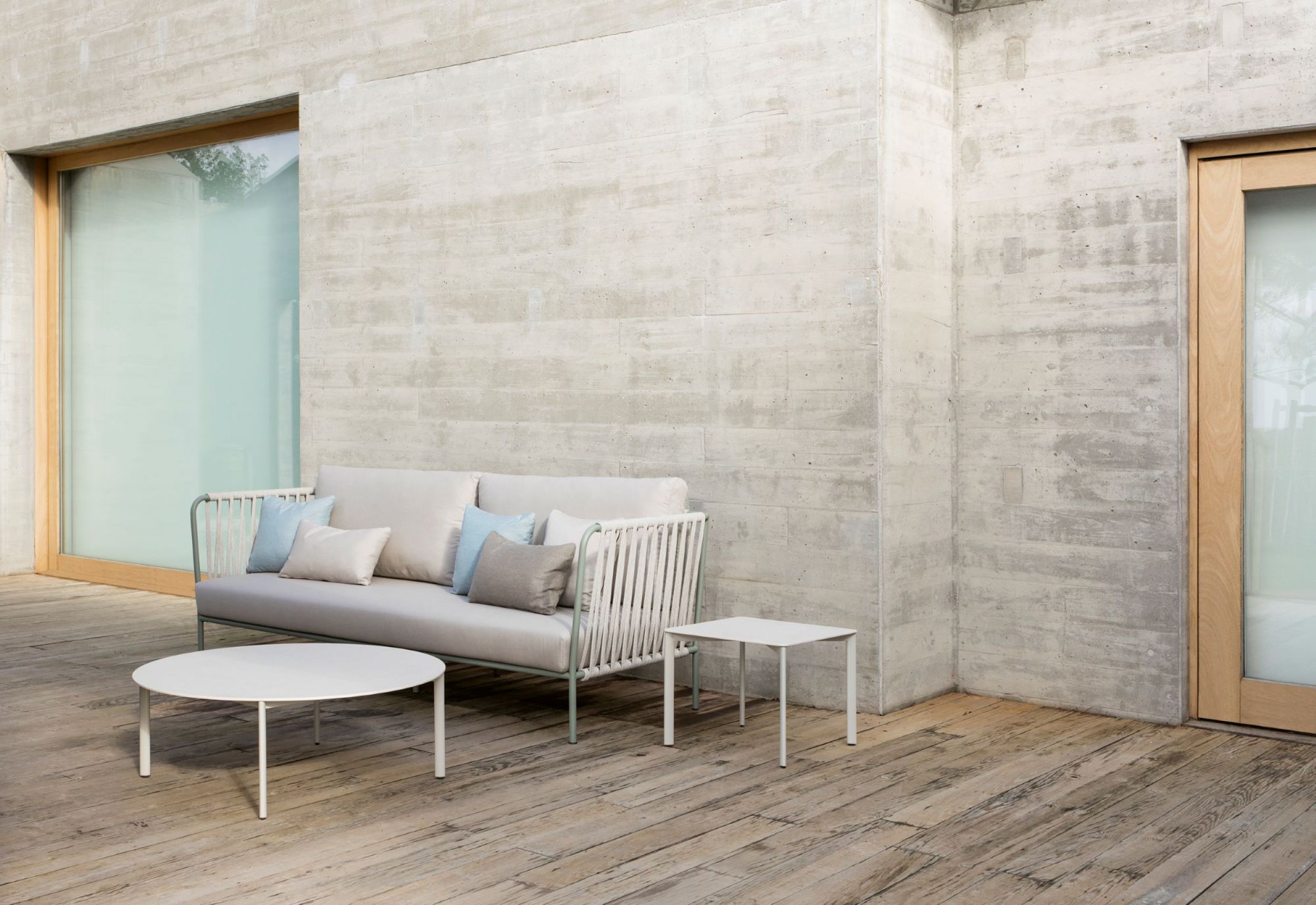 Canapé 2 ou 3 places en cordes tissées à Antibes