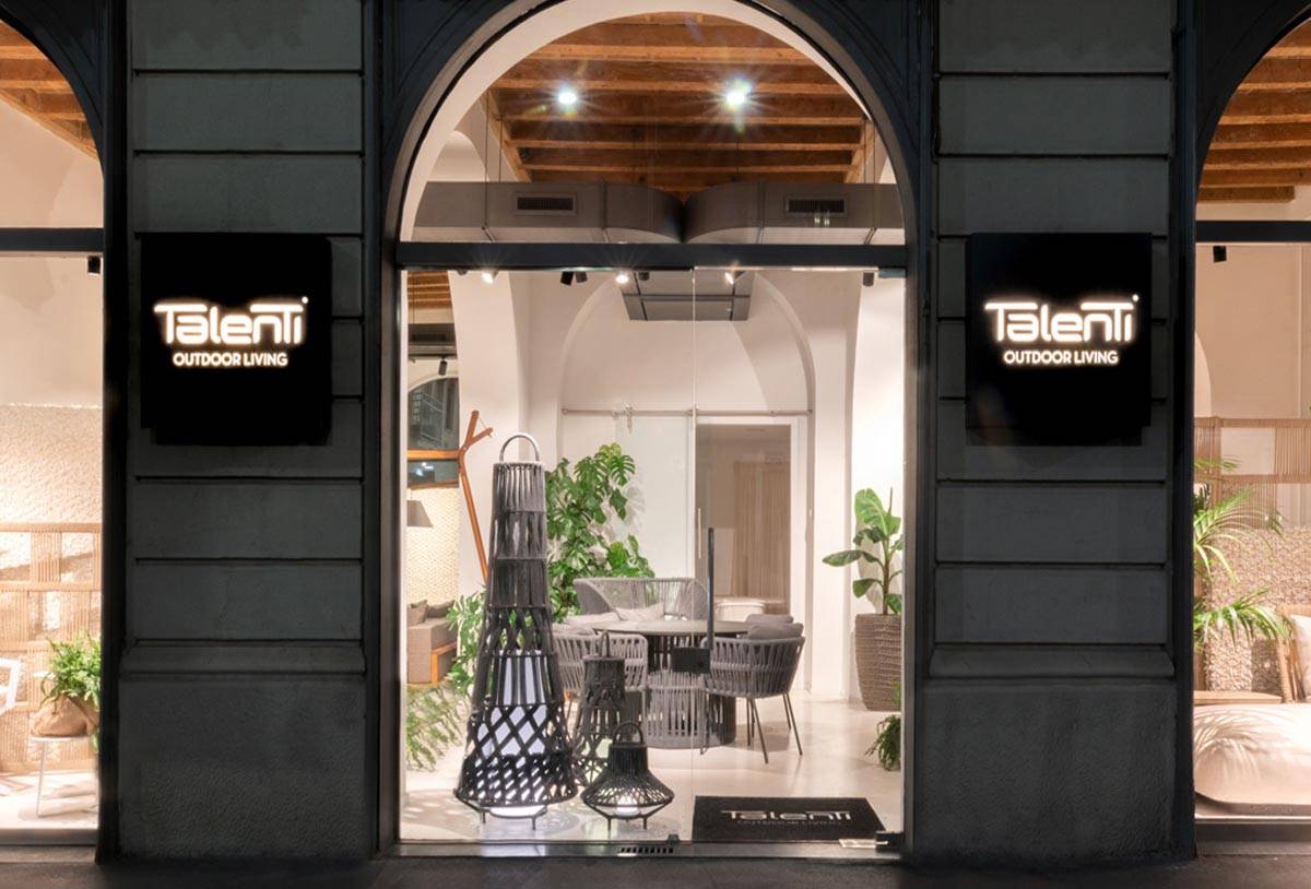 Showroom de la marque italienne Talenti