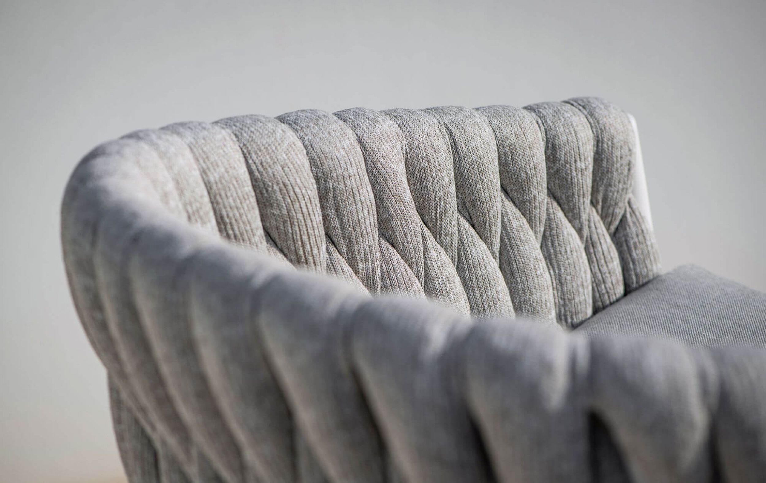 Détails en cordes du tabouret Fortuna Socks par Jati&Kebon à Cagnes-sur-Mer