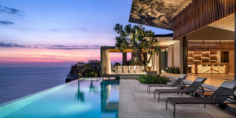 Transat en aluminium thermolaqué léger avec ou sans matelas collection Park Life par Kettal à Bonifacio