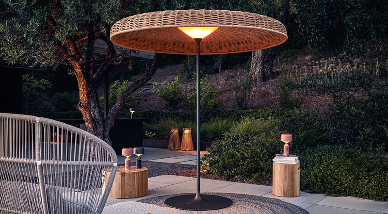 Luminaire d’extérieur design en aluminium de la Collection Ambient Sol à Saint Tropez