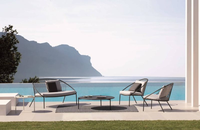 Coin salon en acier galvanisé collection Aria par VERMOBIL à Nice