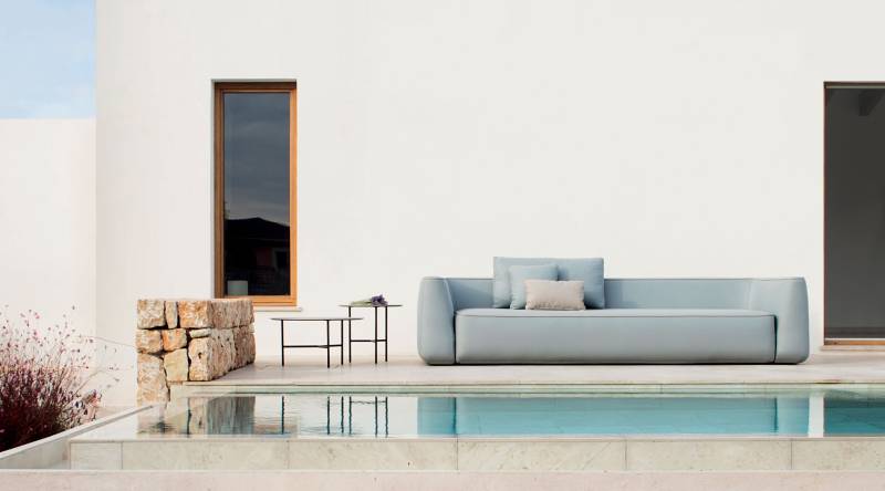 Salon de jardin modulable, collection PLUMP par Expormim