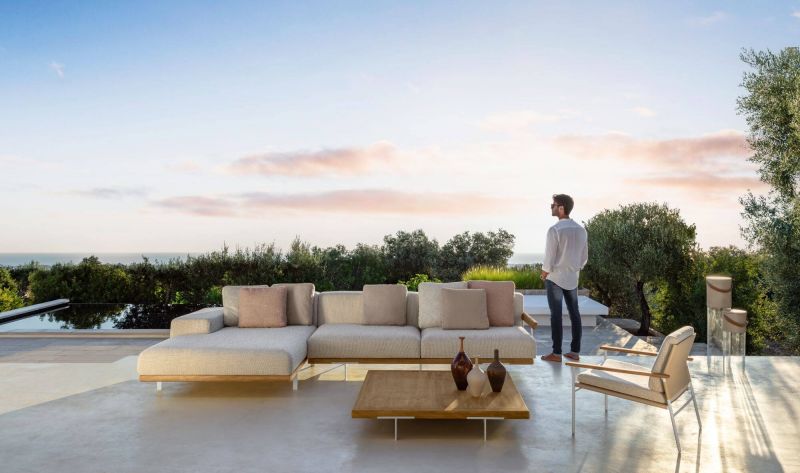 Salon de jardin moderne, collection Allure par TALENTI à Cannes